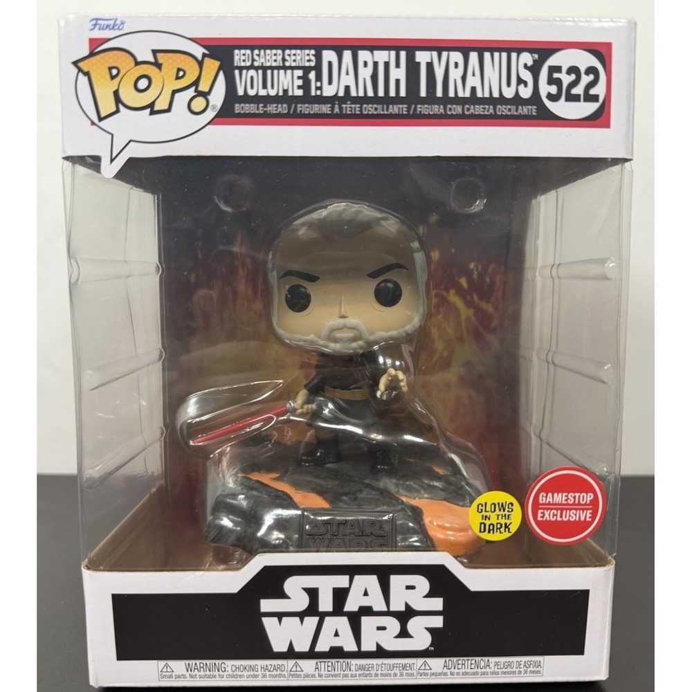 Funko Pop! Deluxe: Star Wars - Darth Tyranus (Glows In The Dark)‎ - GameStop